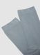 Long sky-blue stretch viscose socks_2