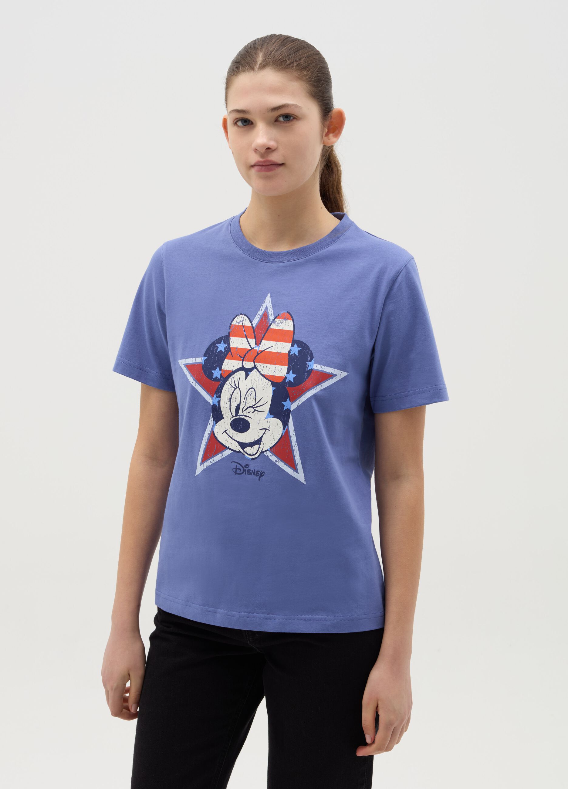 Minnie Mouse print T-shirt