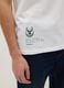 White pure cotton regular fit T-shirt with Milwaukee Bucks logo_3