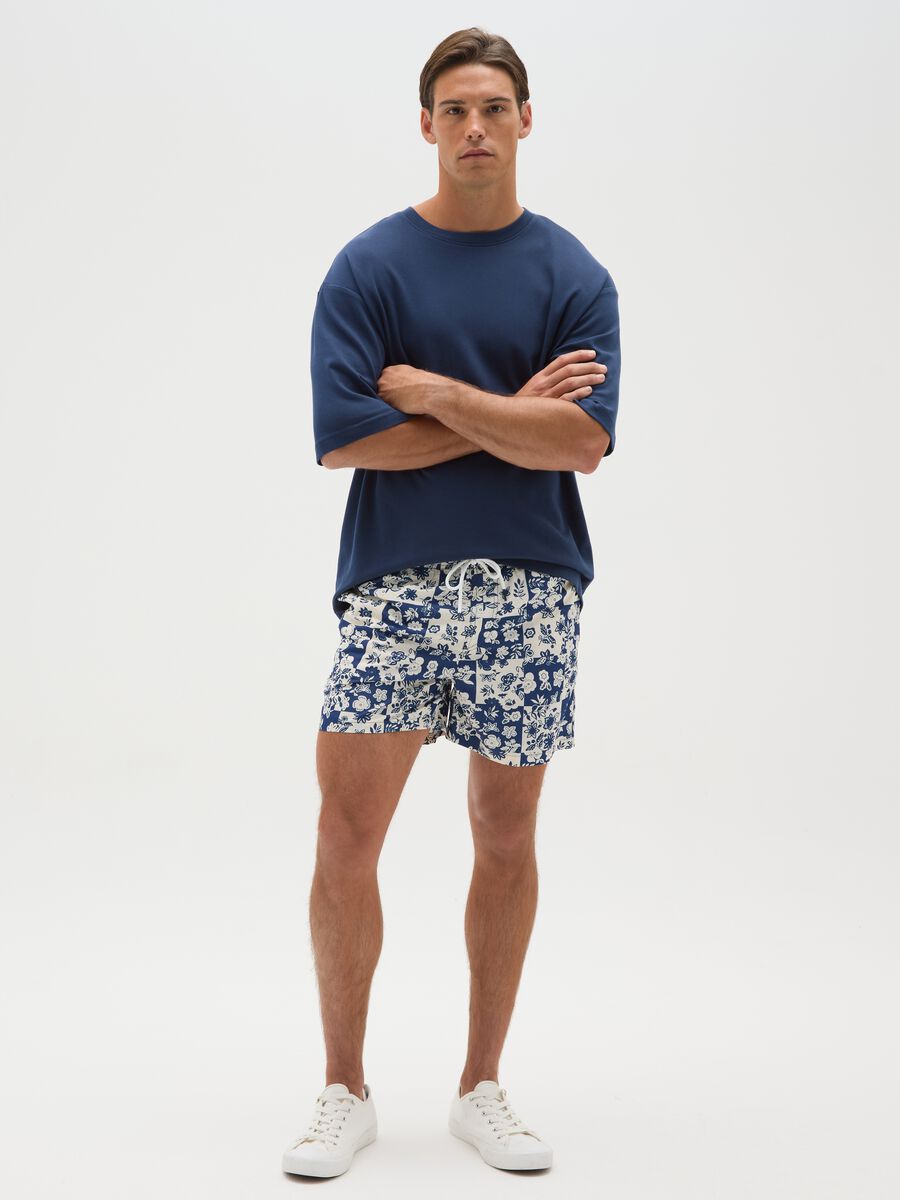 Men's multicolour regular fit shorts_0
