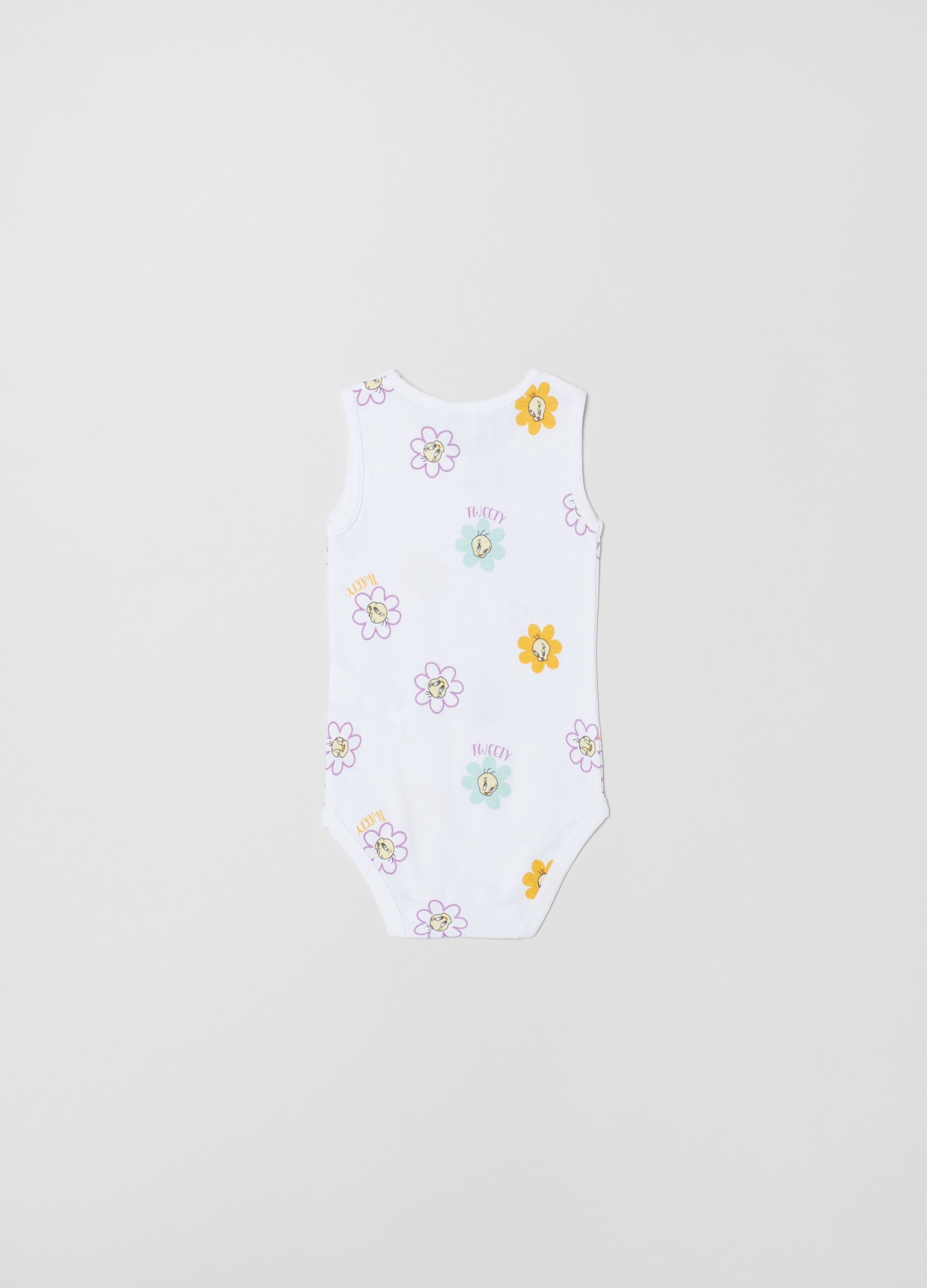 Bipack body in cotone con stampa Titti_1