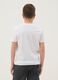 T-shirt in puro cotone bianca da ragazzo regular fit con scritta Swag_1
