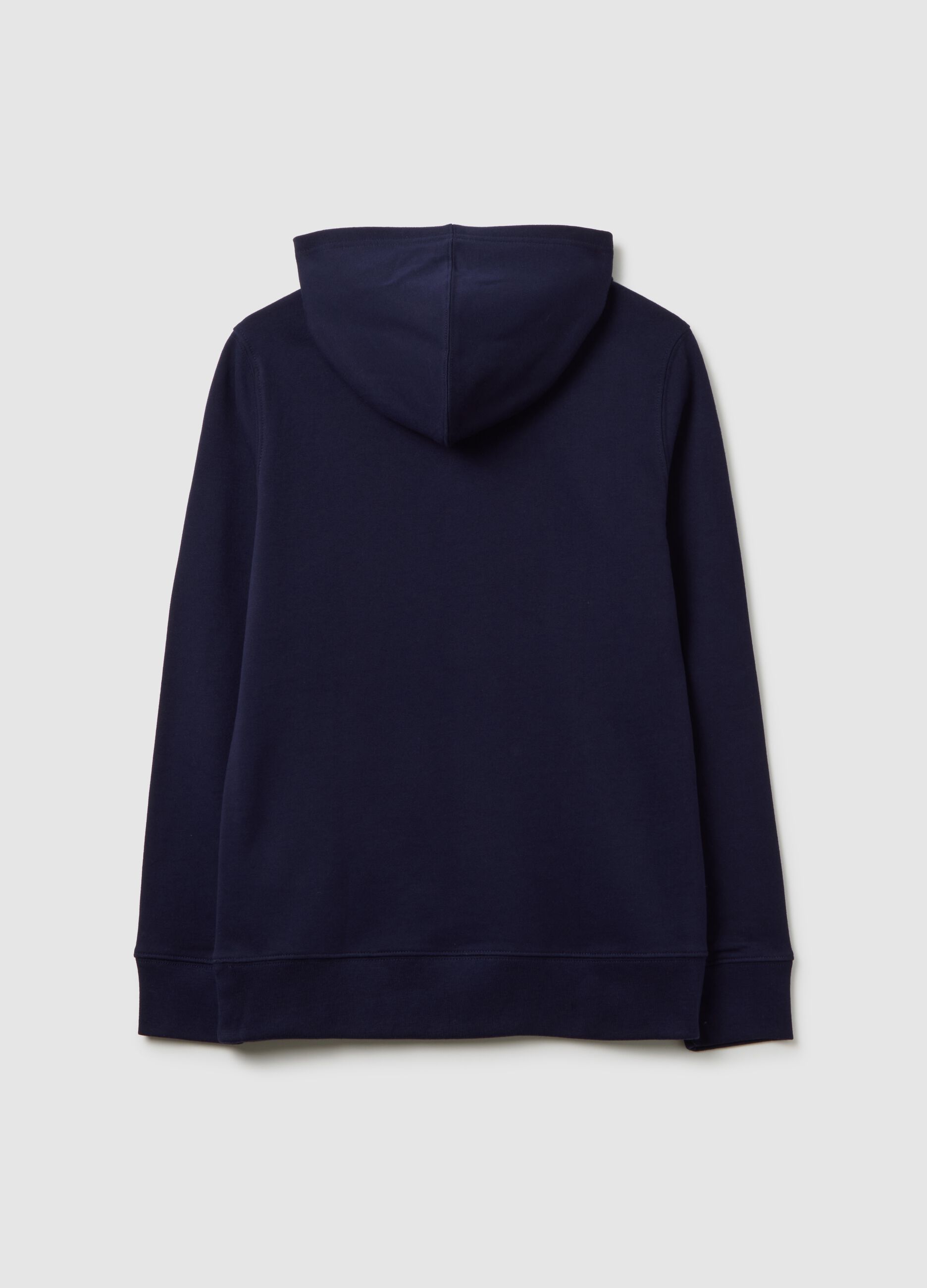 Hoodie with embroidered logo