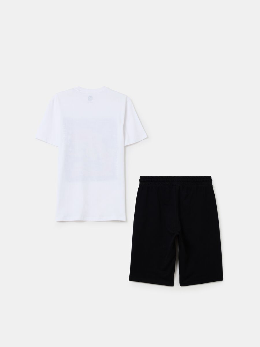 Jogging set with shark with skull and logo print_1