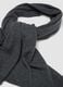 Grey pure cashmere scarf_1