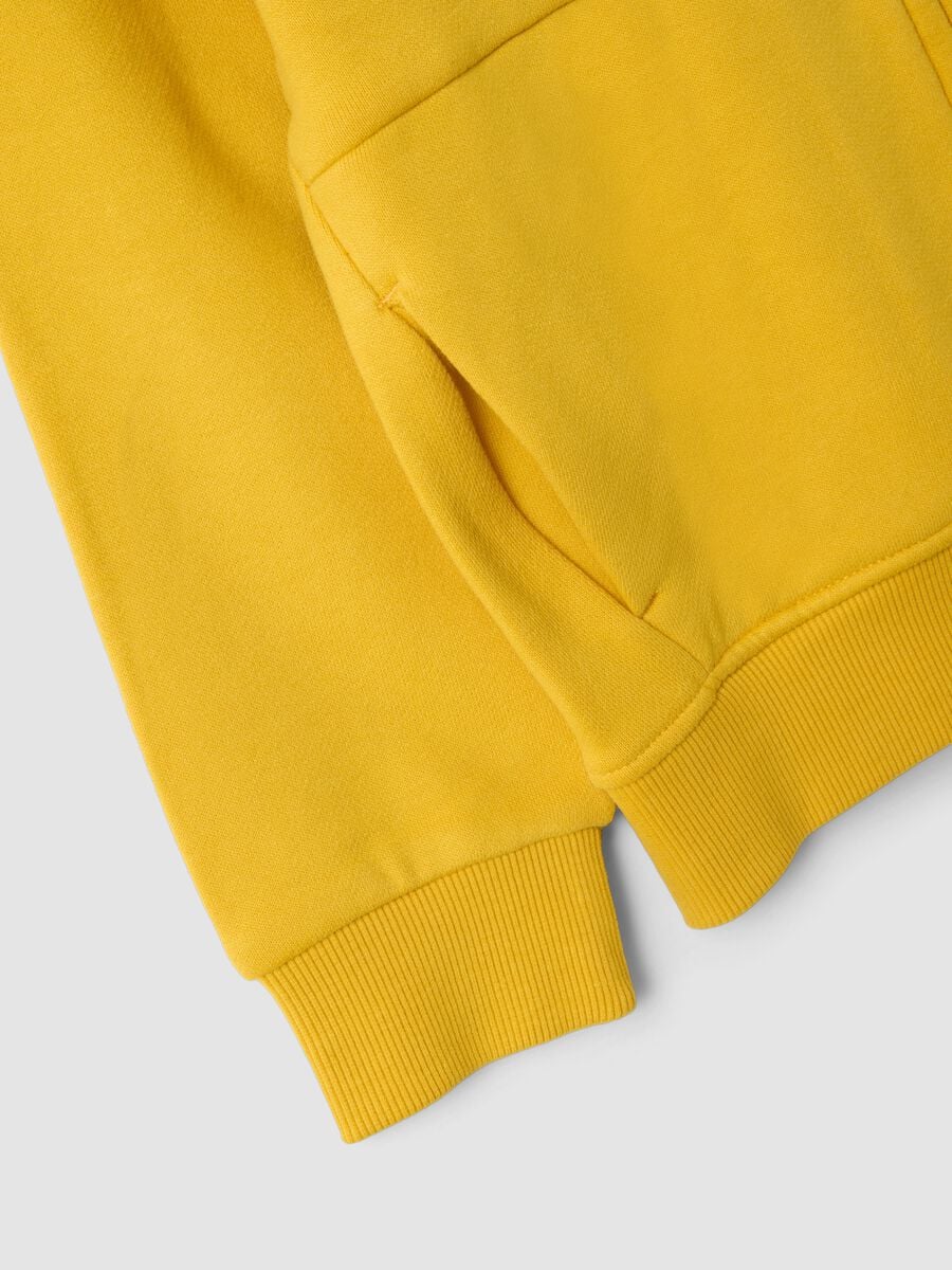 Felpa gialla in puro cotone organico relaxed fit_2