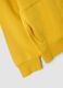Yellow relaxed-fit hoodie in 100% organic cotton_2