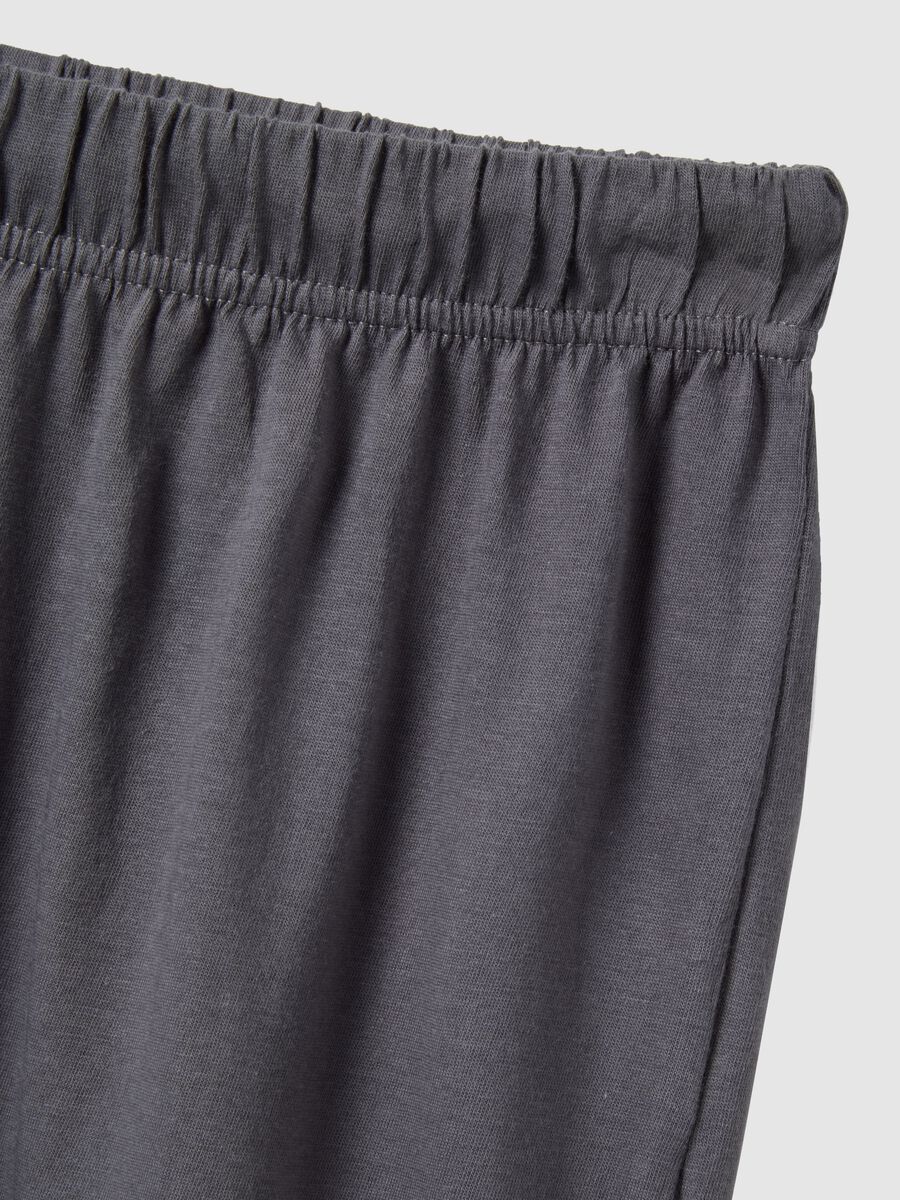 Bipack pantaloncini pigiama in jersey di puro cotone organico multicolor regular fit_5
