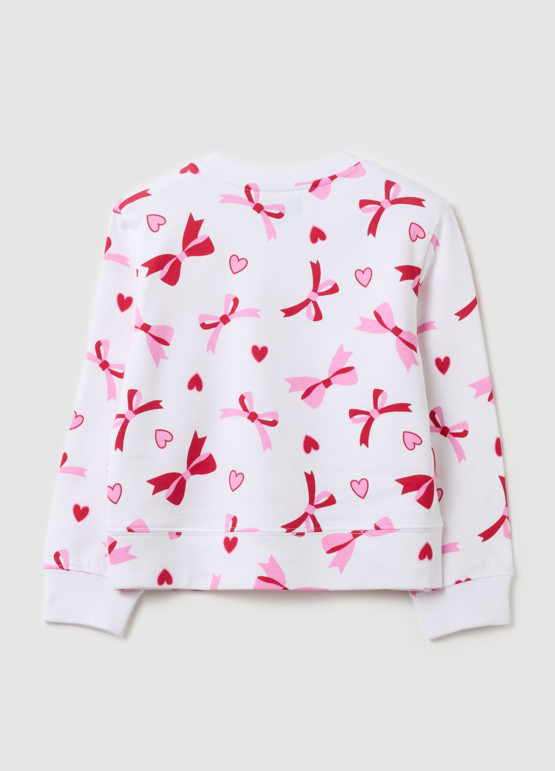 French terry sweatshirt with print