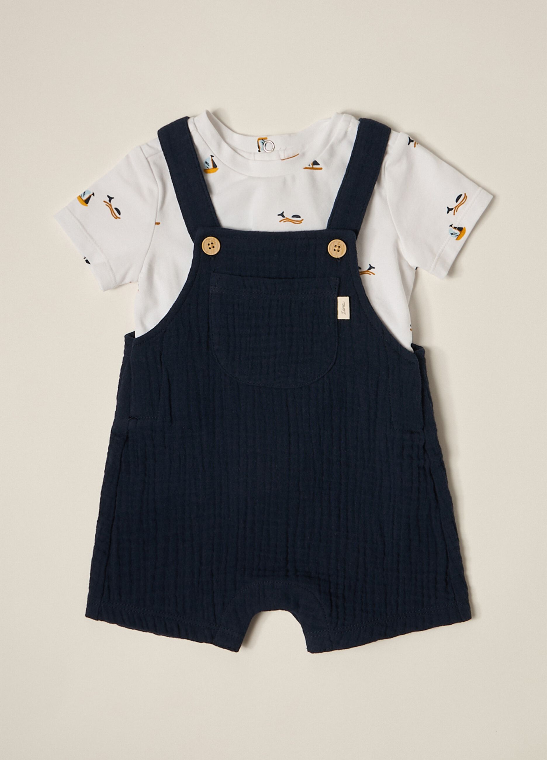Set in cotone stretch IANA neonato