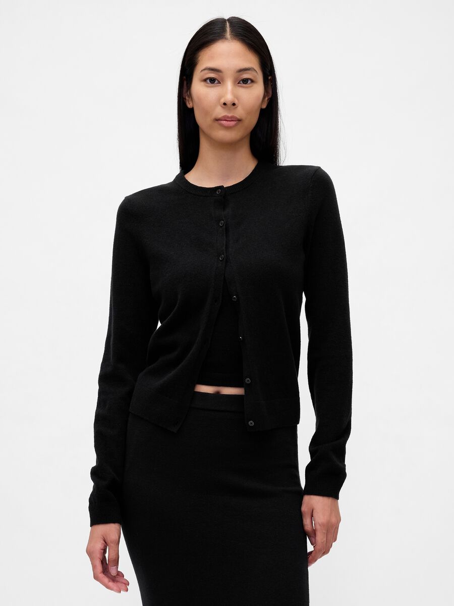 Cardigan nero da donna_0