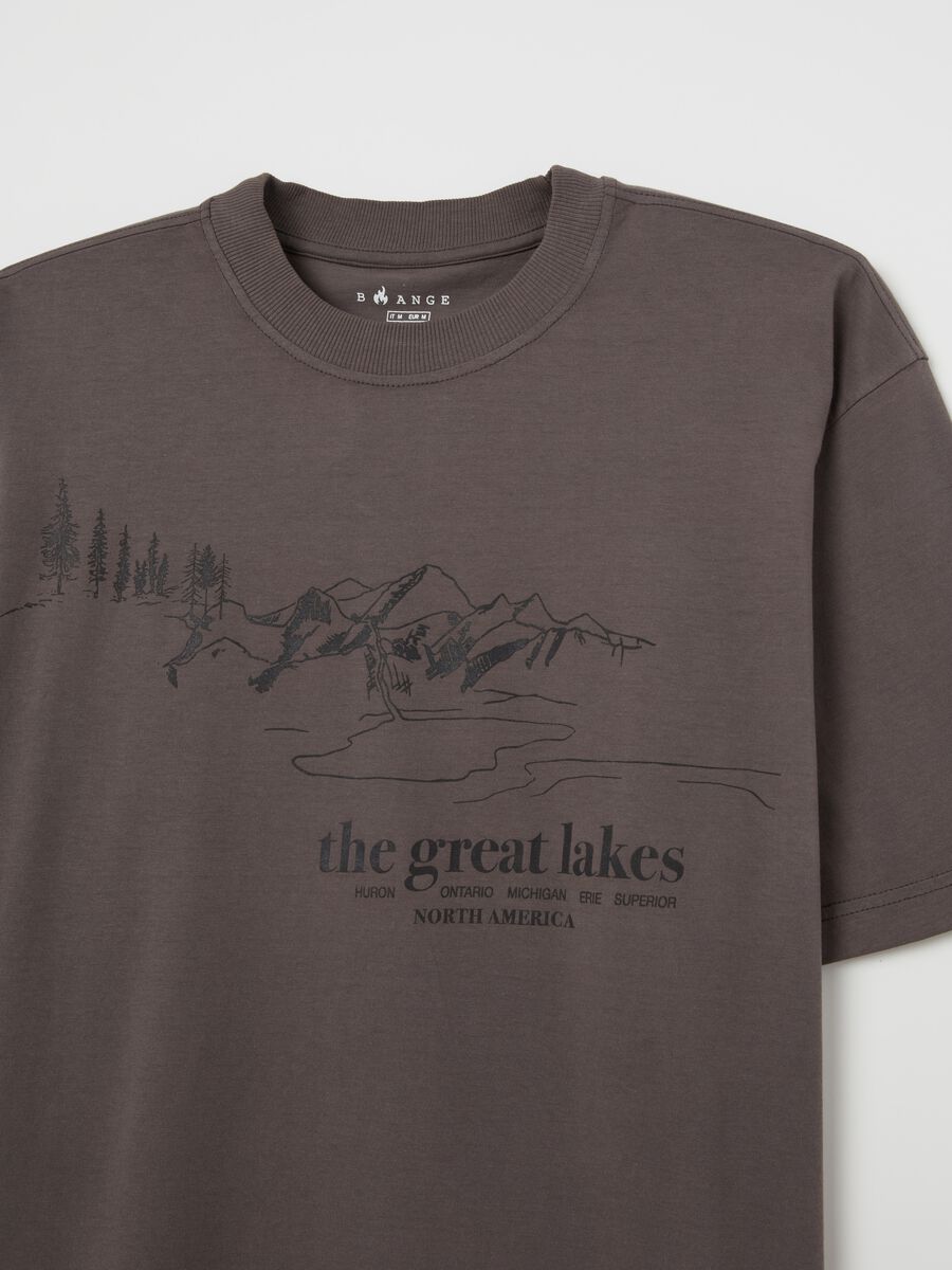 T-shirt in cotone con stampa_5