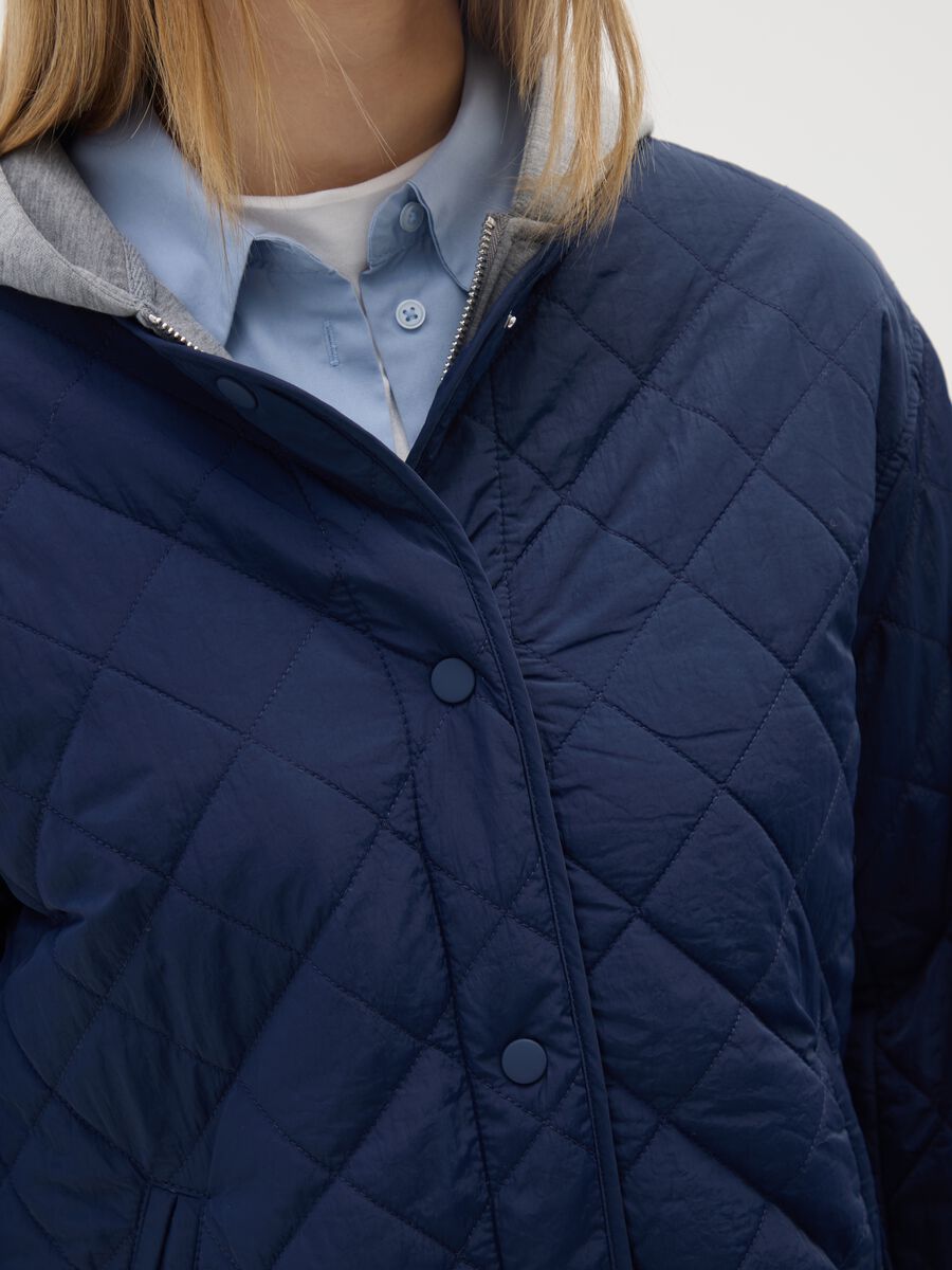 Blue husky jacket regular fit_3