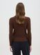 Brown long sleeve regular fit top_2