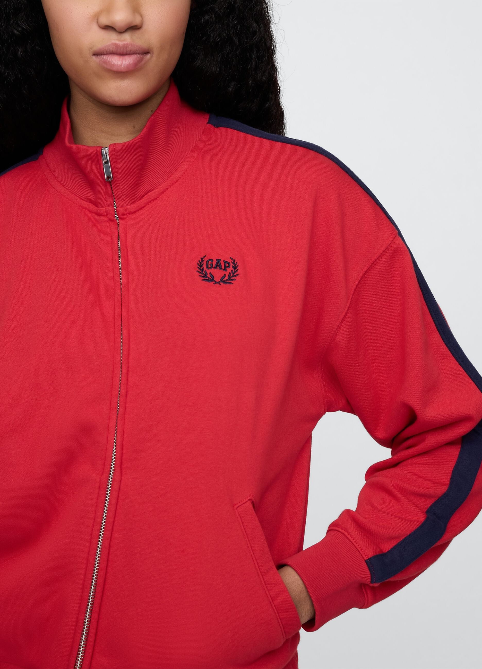 Gap Full Zip Red Sweatshirt
