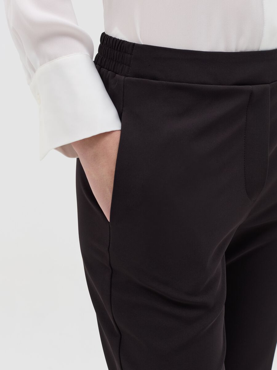 Slim-fit ankle-length trousers_2