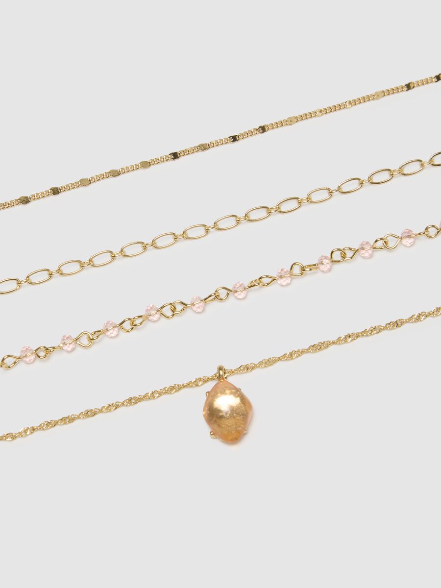 Collana dorata in acciaio_1