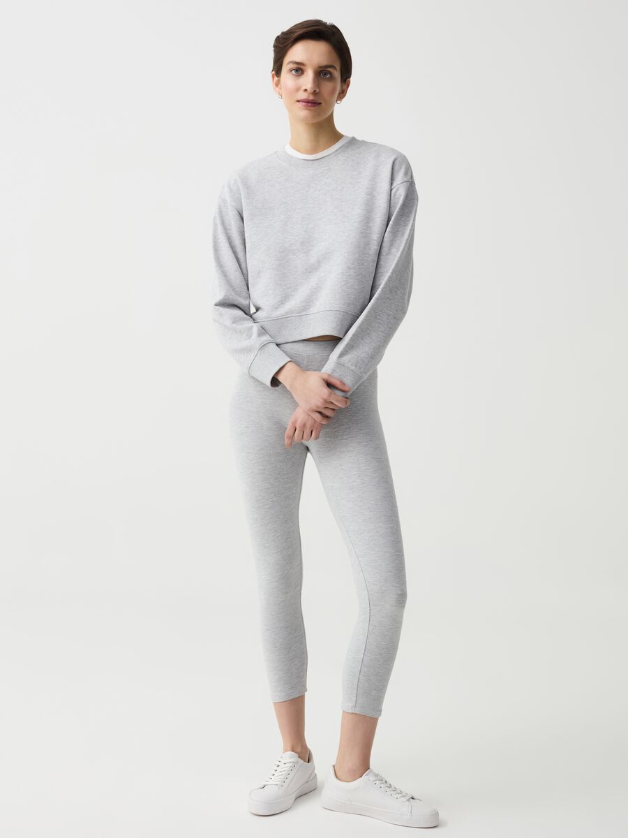 Essential stretch cropped leggings_0