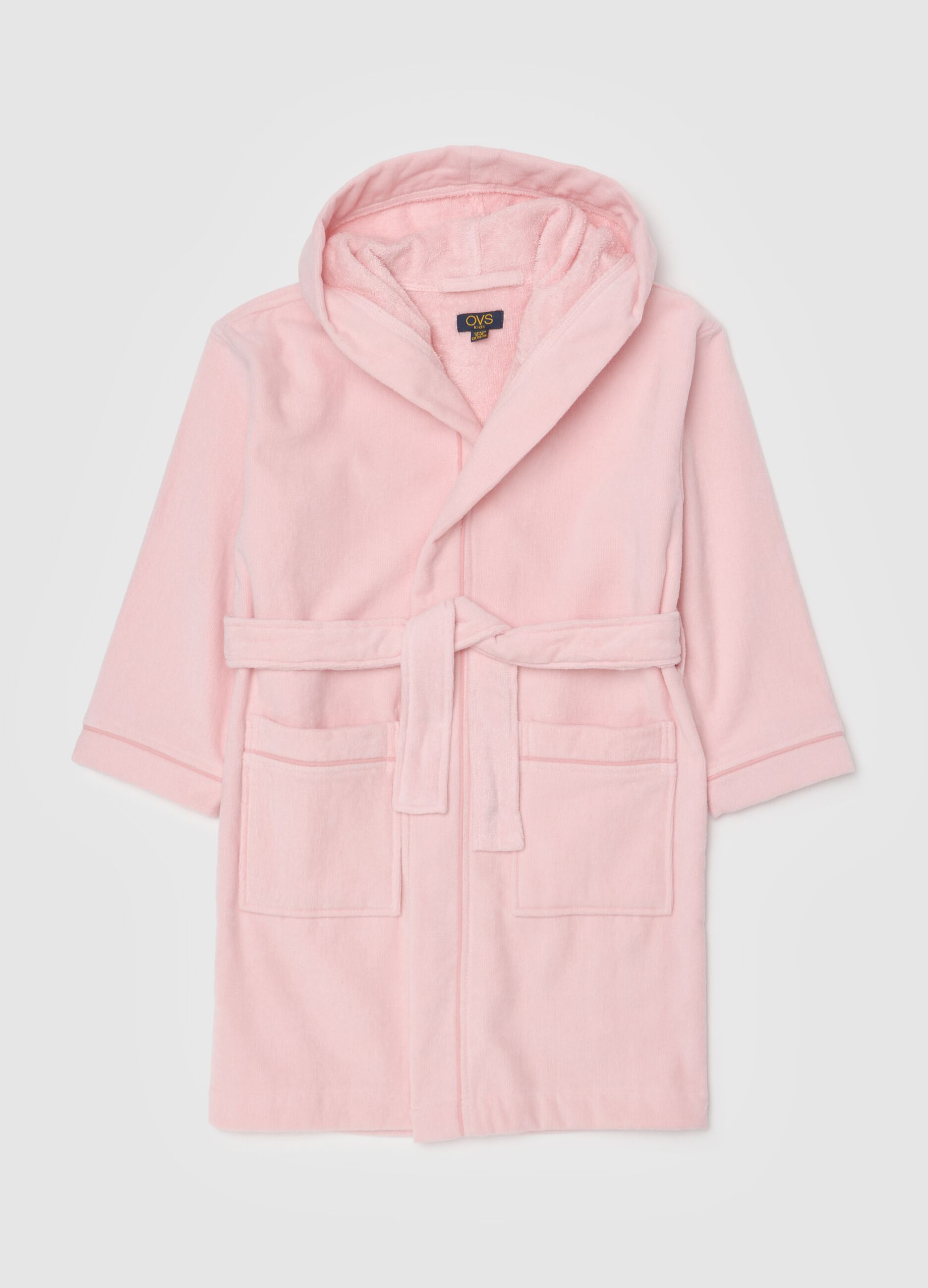 Pink Cotton Bathrobe for Girls