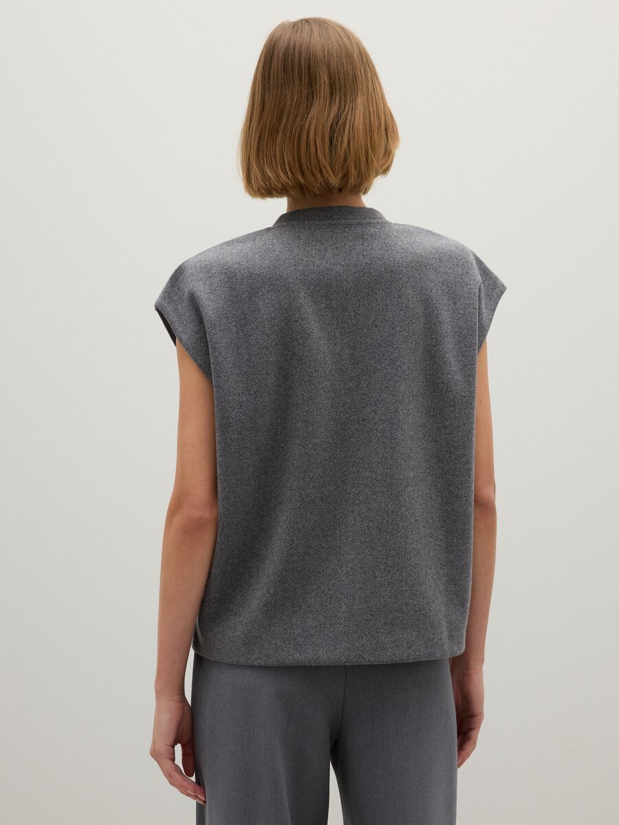Grey Oversized Waistcoat_2