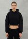 Crop Cargo Hoodie Black_2