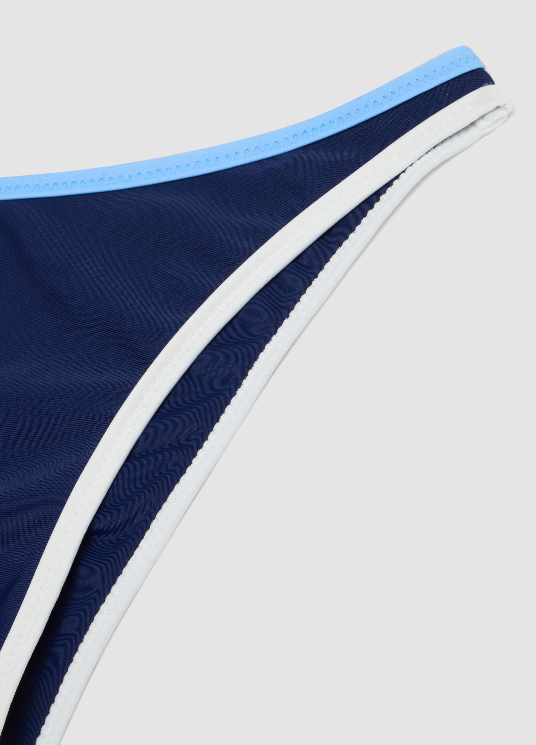 Blue triangle bikini for girls