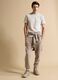 T-shirt grigia in misto cotone traspirante e ad asciugatura rapida_1