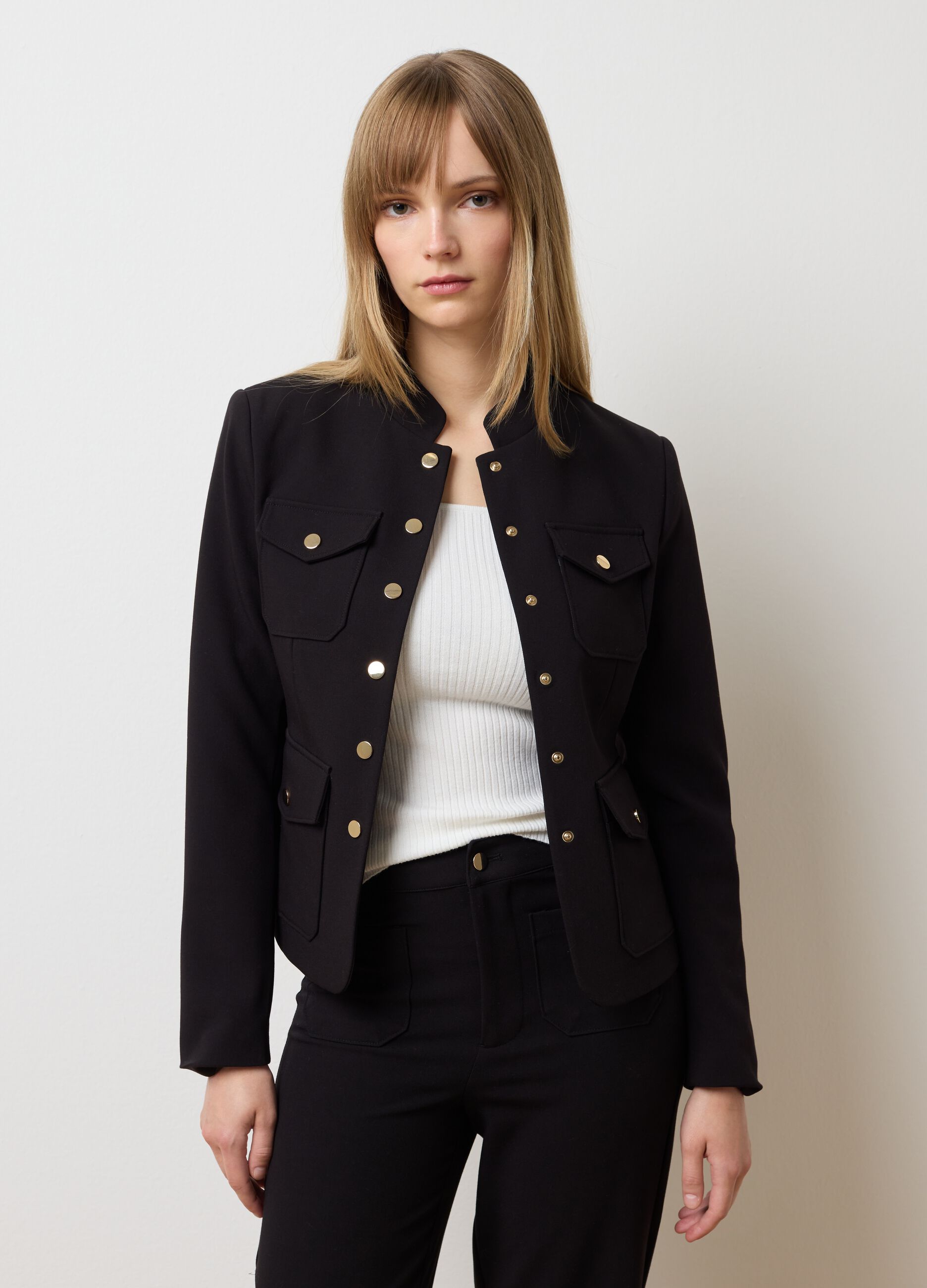 Black Slim Fit Blazer