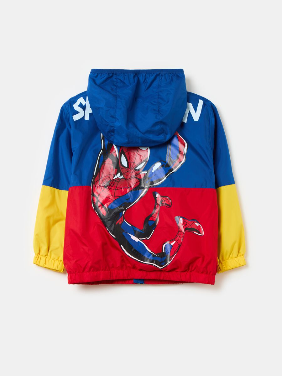 Colourblock Spider-Man jacket with hood_1