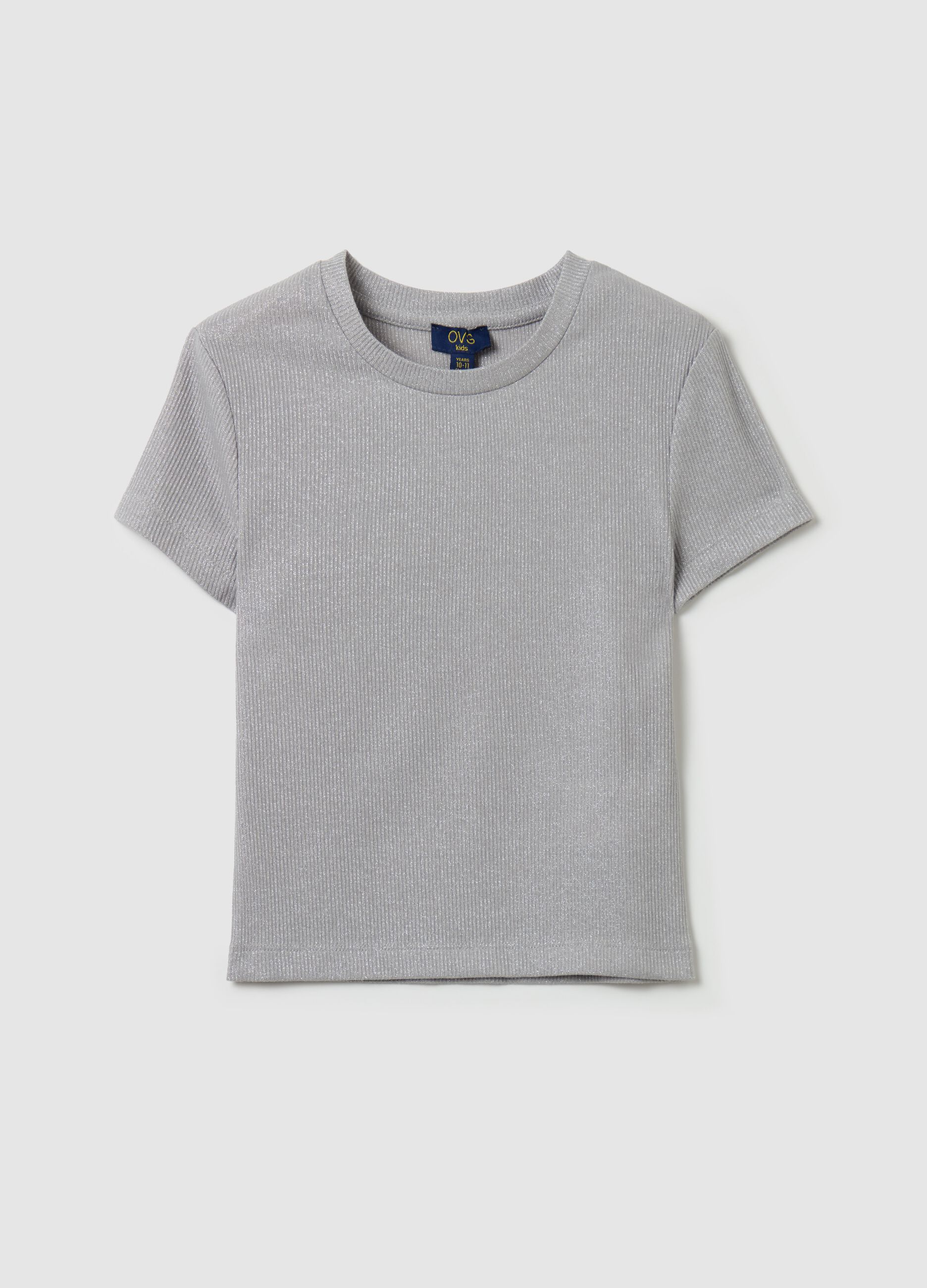 T-shirt in lurex