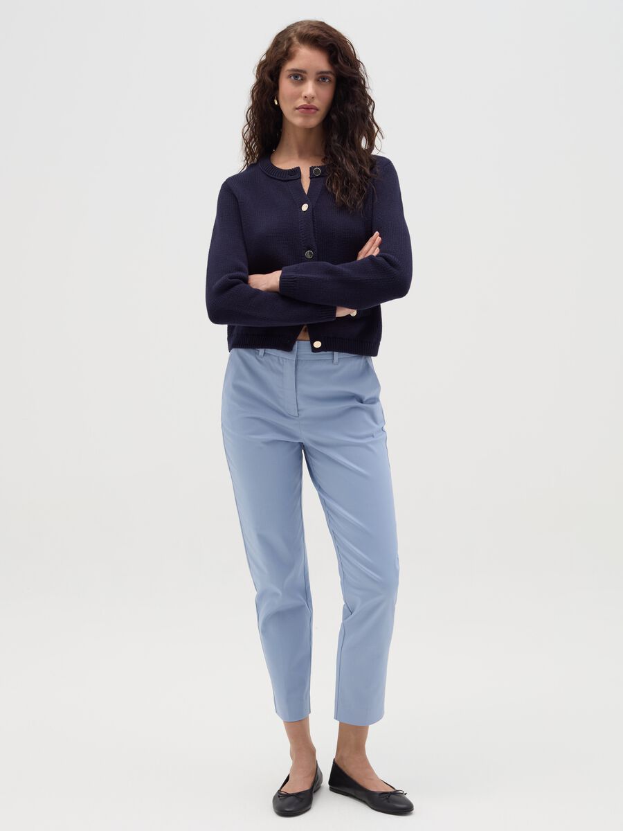 Stretch chino trousers_0