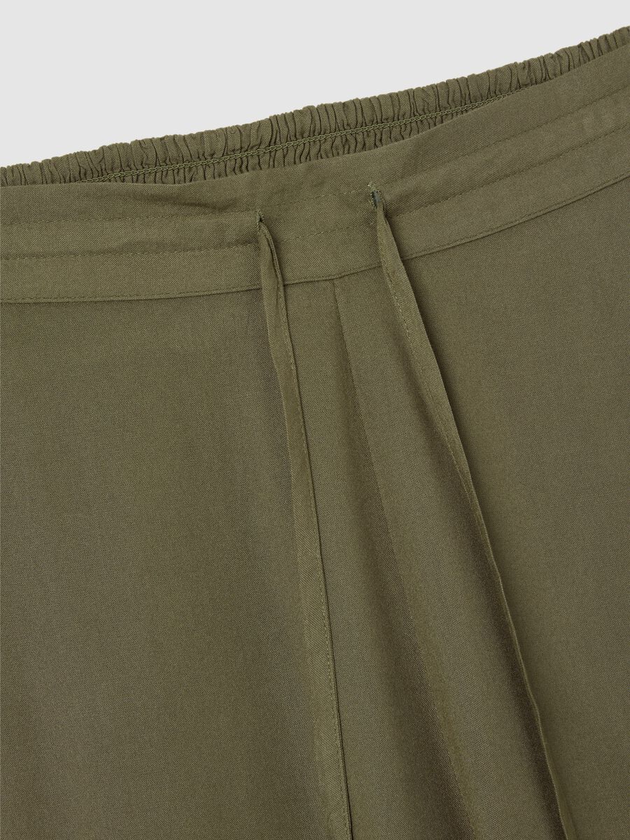 Long Green Viscose Trousers_1
