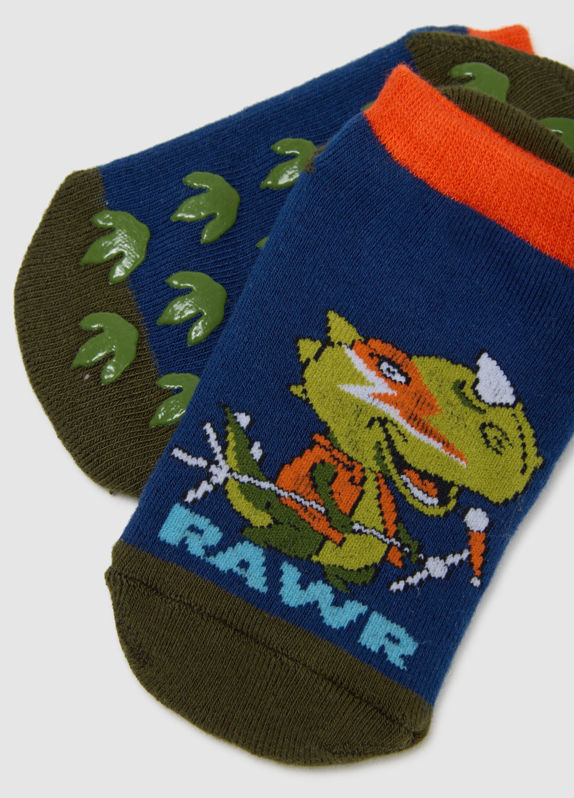 Multicolour cotton blend children's socks