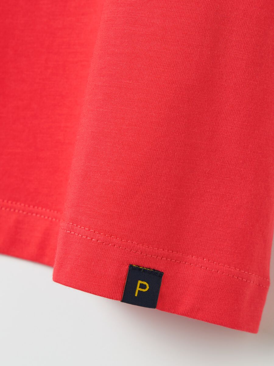Cotton T-shirt with round neck_5