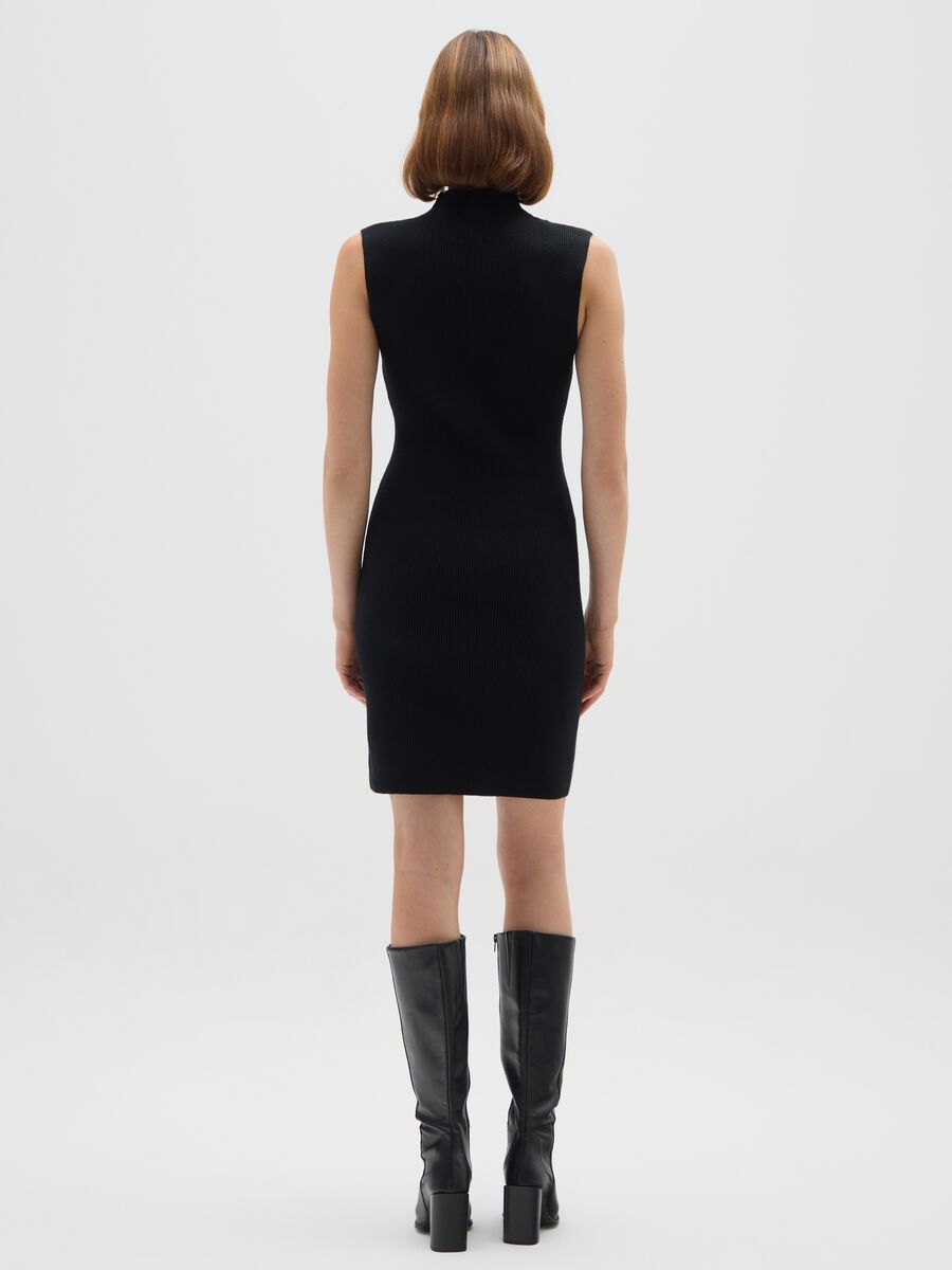 Black Regular Fit Dress_2