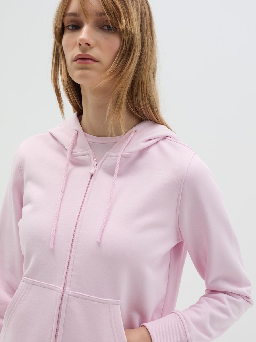 Essential full-zip sweatshirt with hood_2
