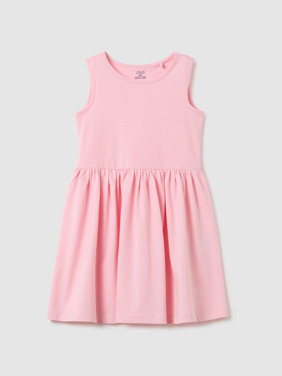 OVS Kids Pure Cotton Pink Dress_0