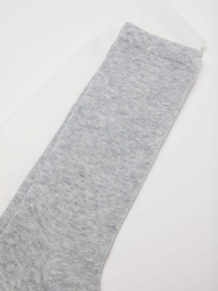 Multipack of five long multicolour socks for girls_1