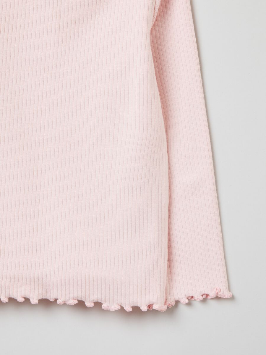 T-shirt maniche lunghe con collo alto_2