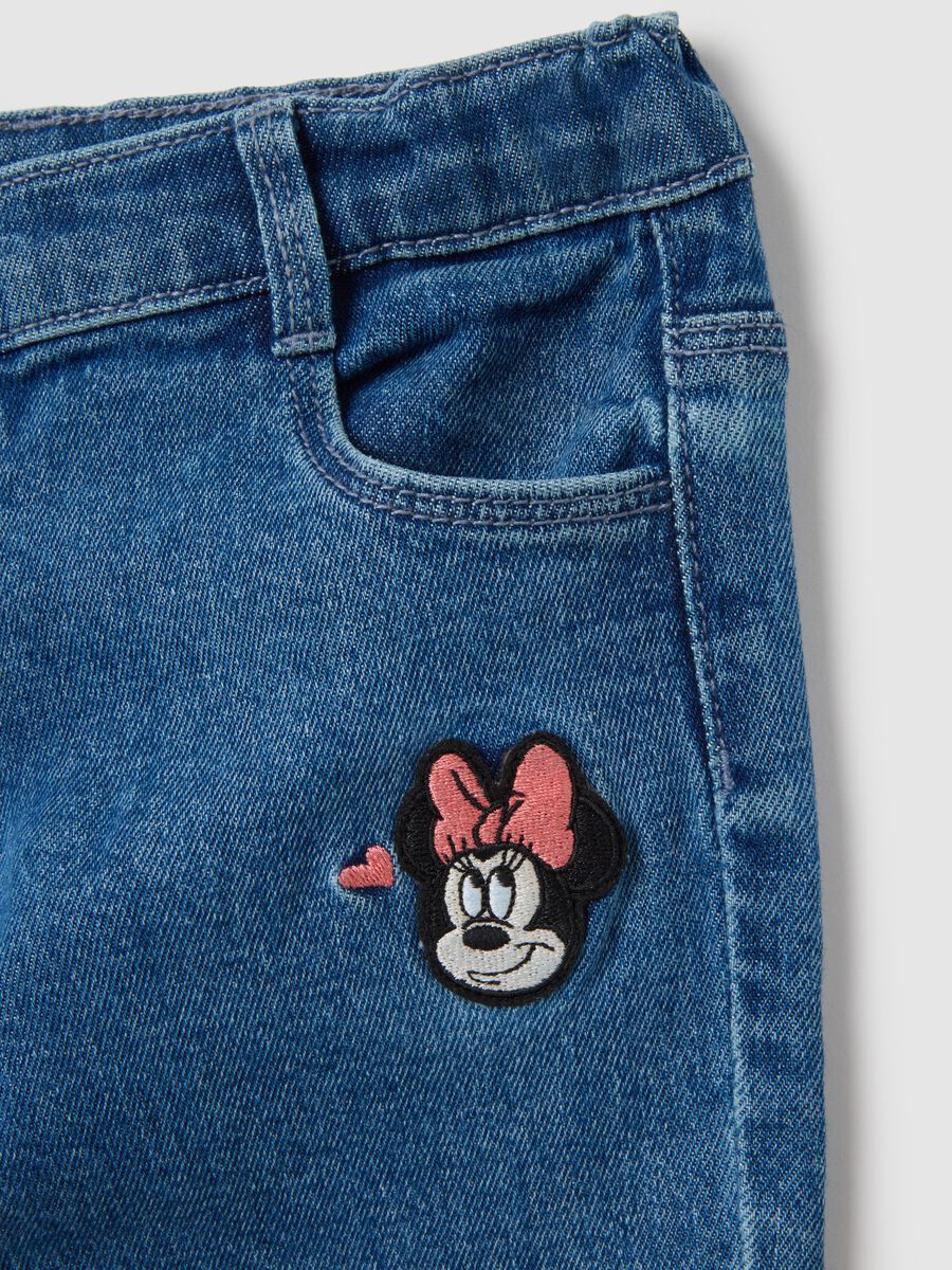 Stretch Denim Trousers with Minnie_3