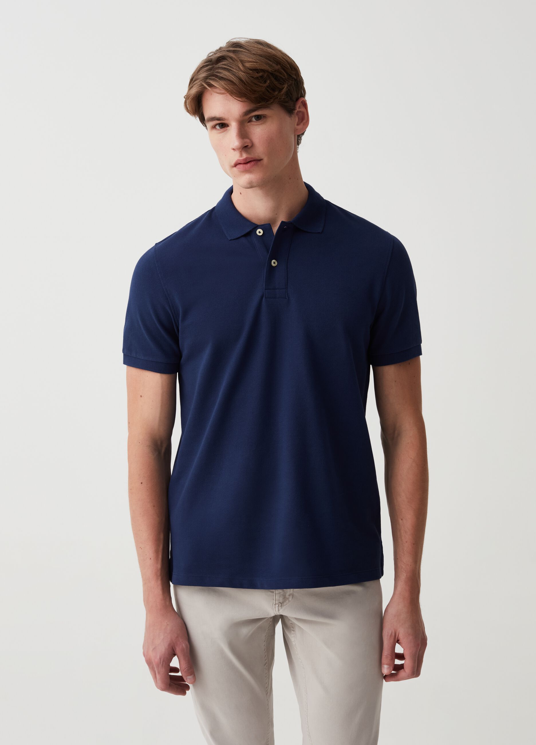 Polo in piquet di cotone bio