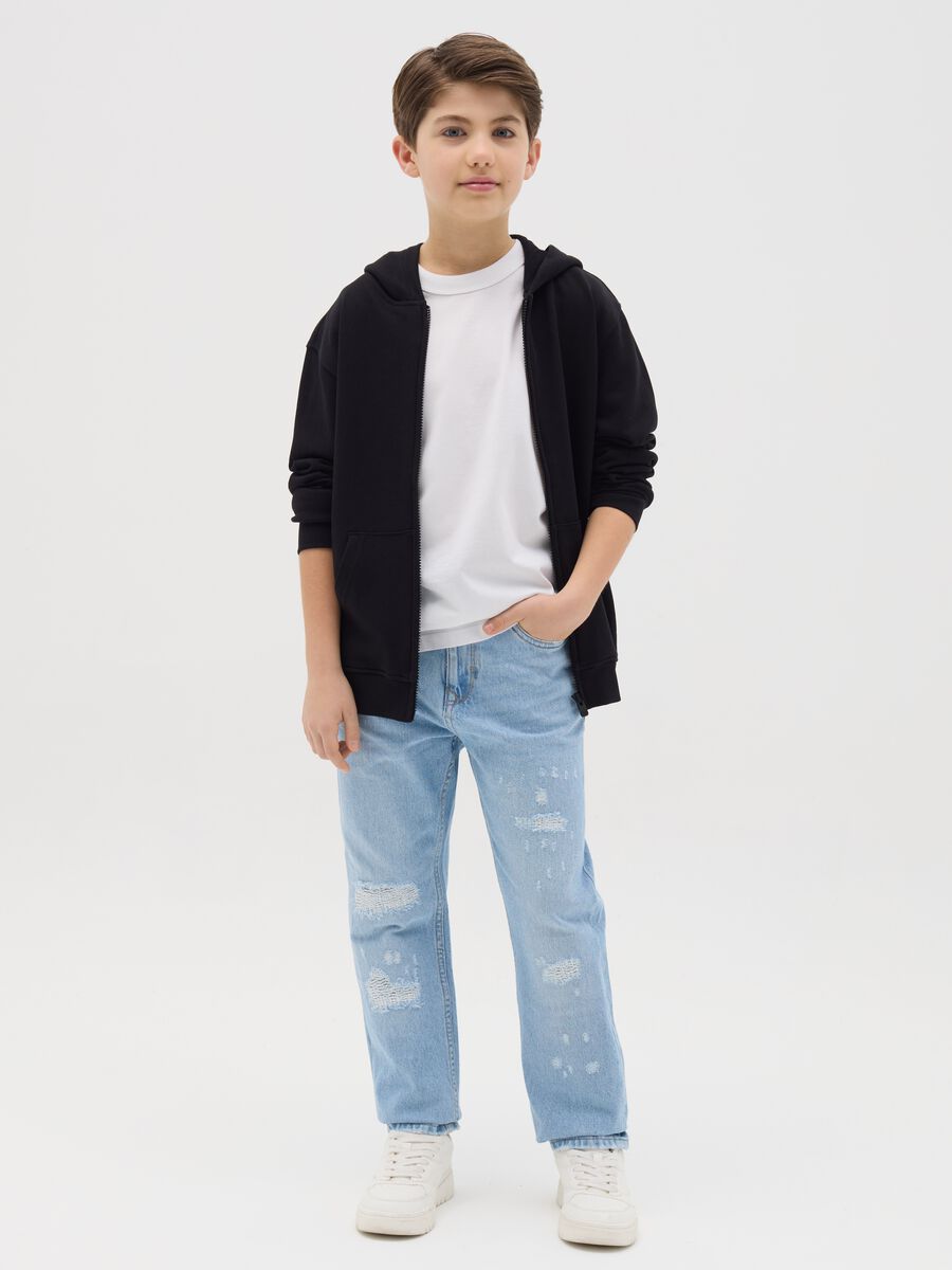 Regular-fit jeans with abrasions_1