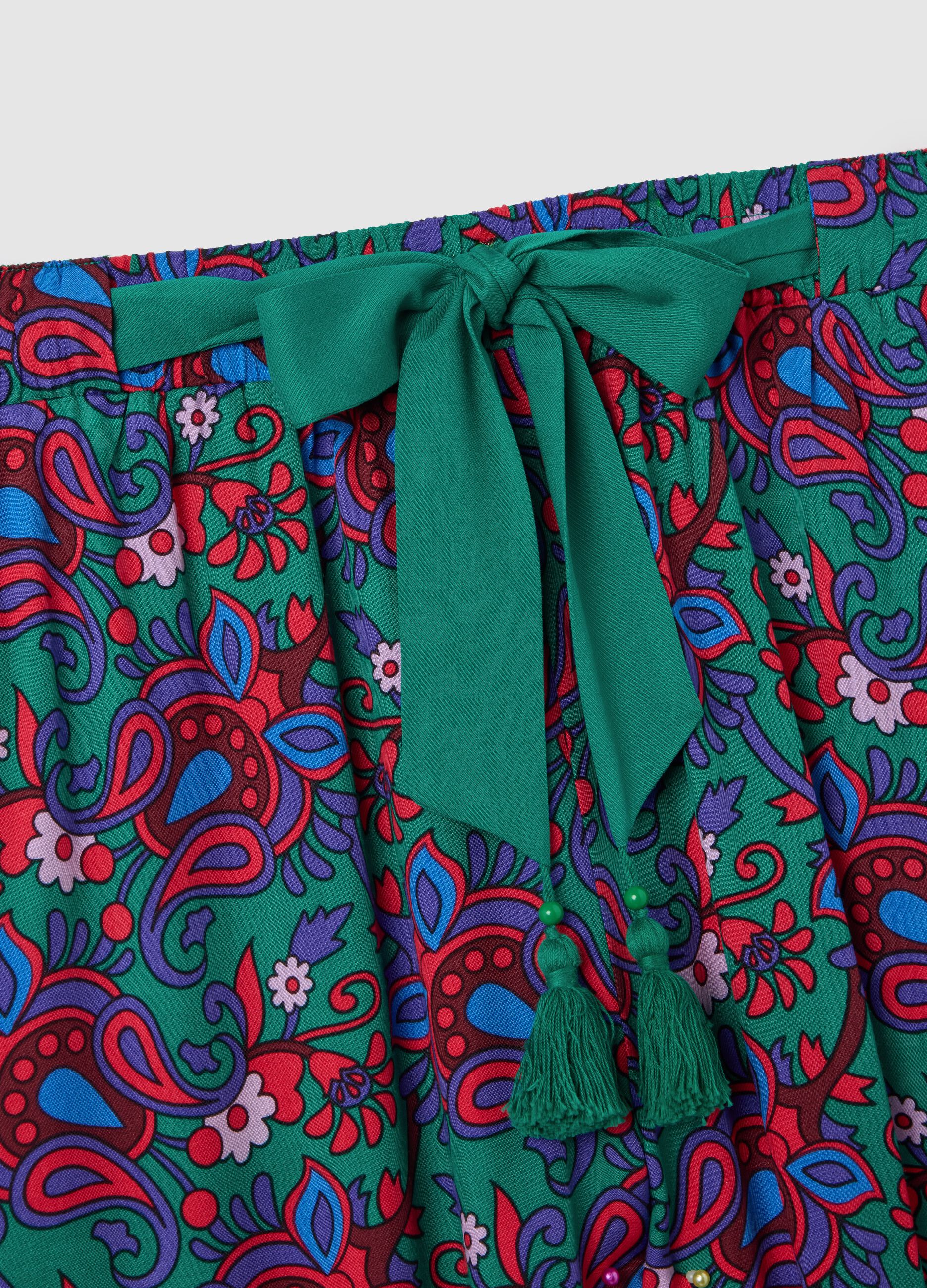 Multicolour Palazzo Trousers