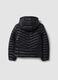 Girls&rsquo; Black Ultralight Padded Jacket with Hood and Zip_5