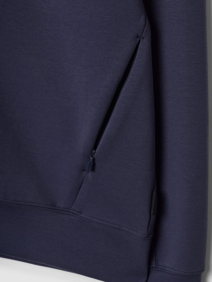 Full-zip blu traspirante in tessuto elasticizzato 2 Way Stretch_5