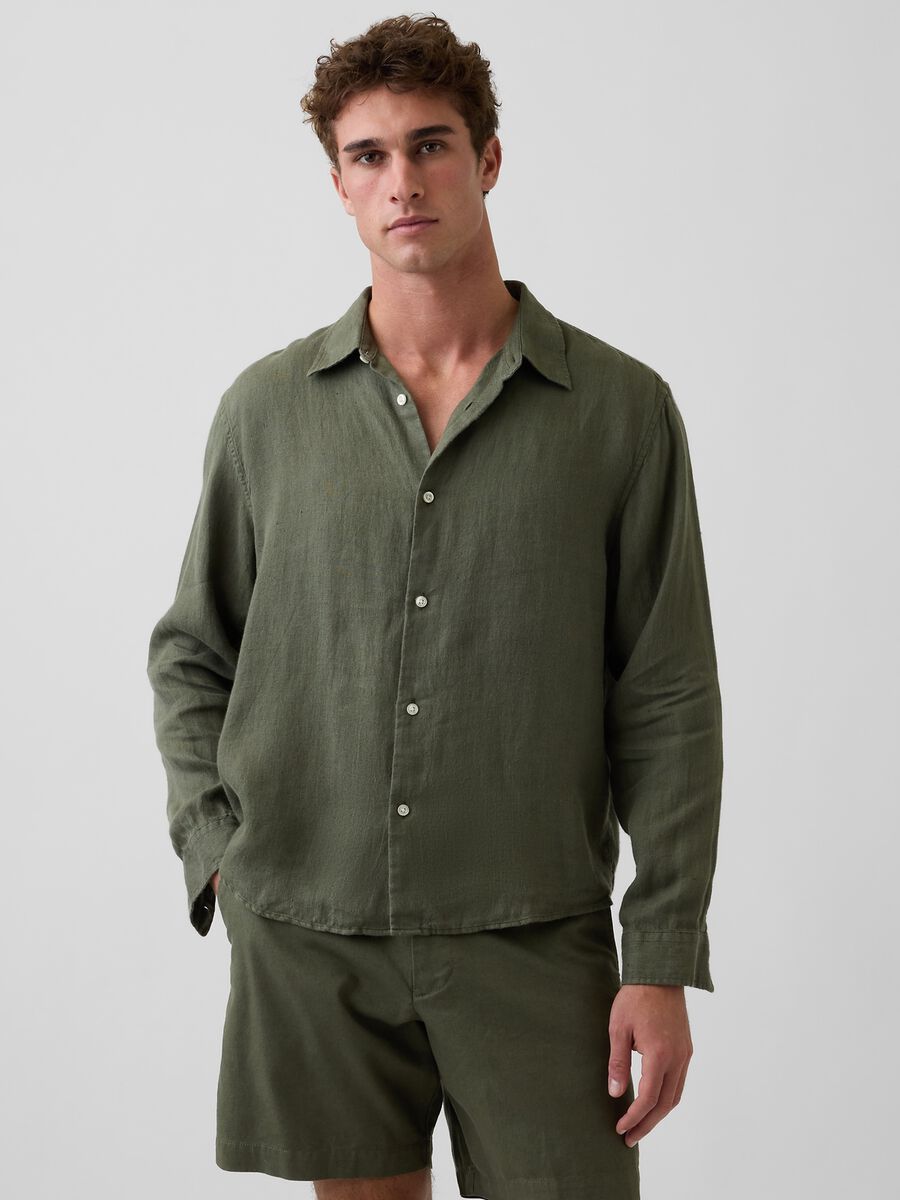 Pure linen shirt_0