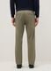 Beige chino trousers in stretch cotton slim fit_2