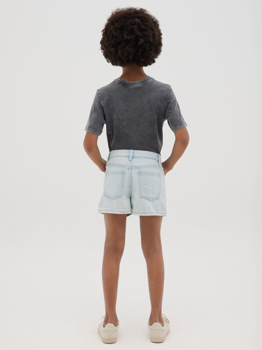 Light Denim Shorts Ovs_2