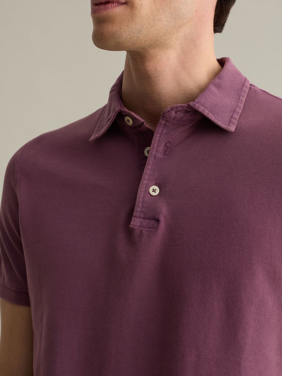 Cotton pique polo shirt_2