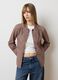 Brown striped cotton-blend shirt with oversized fit_2